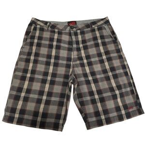 Vans Casual Lightweight Skater Plaid Chino Shorts Size 32 Everyday Blokecore Y2K